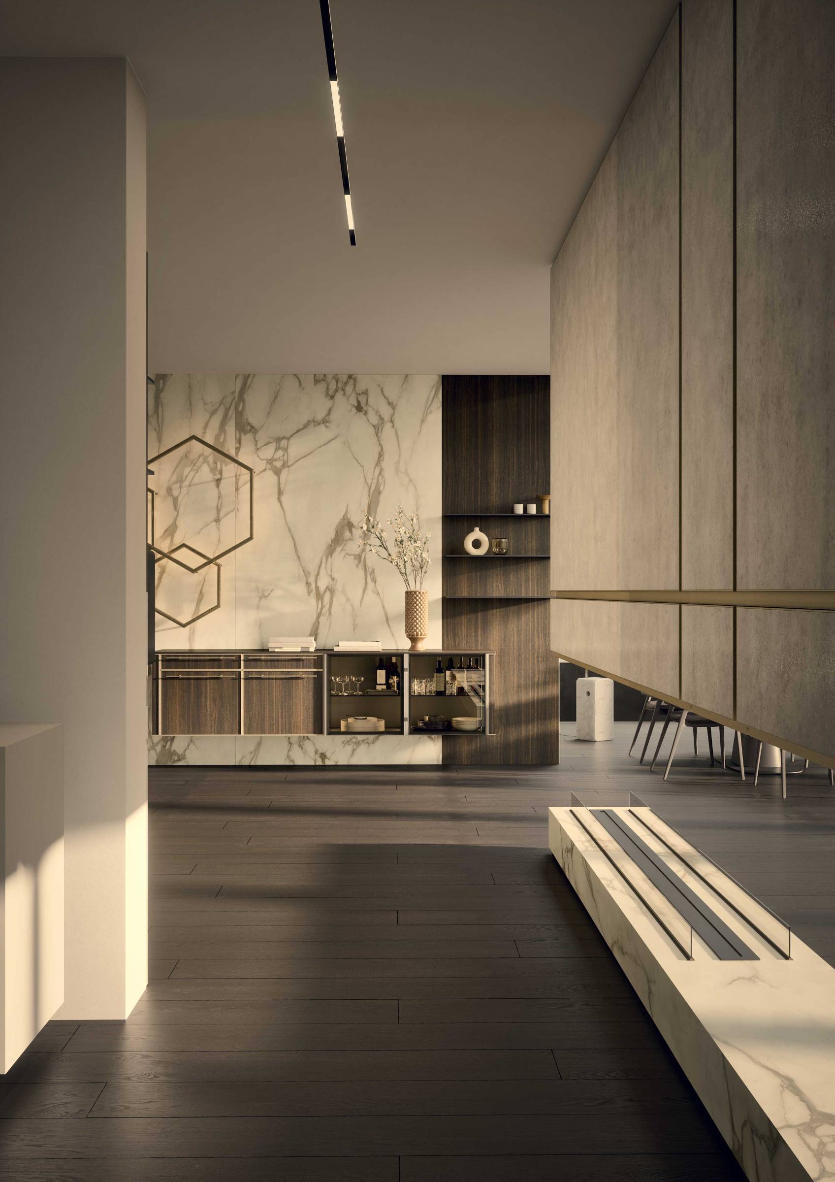 Meuble Salon Cadres fin Coco 