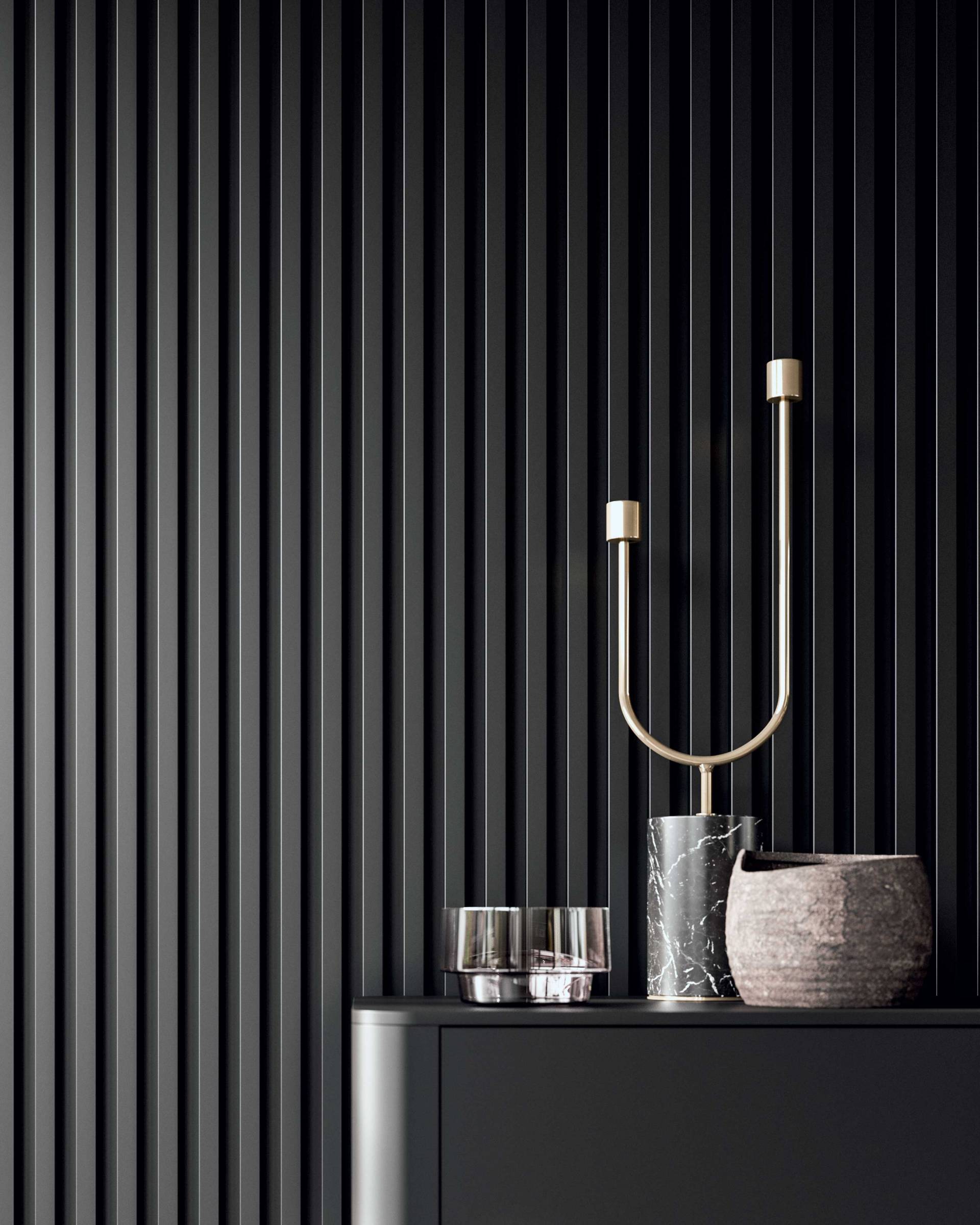 La Boiserie 2+2, le nouveau panneau exclusif  avec ef fet ner vuré, fabriqué dans toutes les  couleurs en stratifié et en mélaminé de la  gamme. Pour habiller les murs ou pour réaliser  le dos des îlots et des tables intégrées. Dans  la cuisine ou dans d 