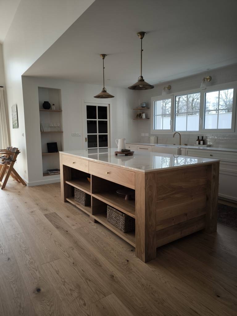 Ilot en Chêne Massif